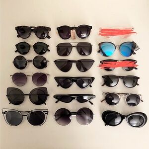 Create a bundle!Sunglasses nwt tortoise shell silver gold black hardware sunnies